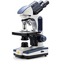 SWIFT Microscopio SW350B 40X-2500X- cabeza binocular Siedentopf- microscopio compuesto de grado de investigación con…